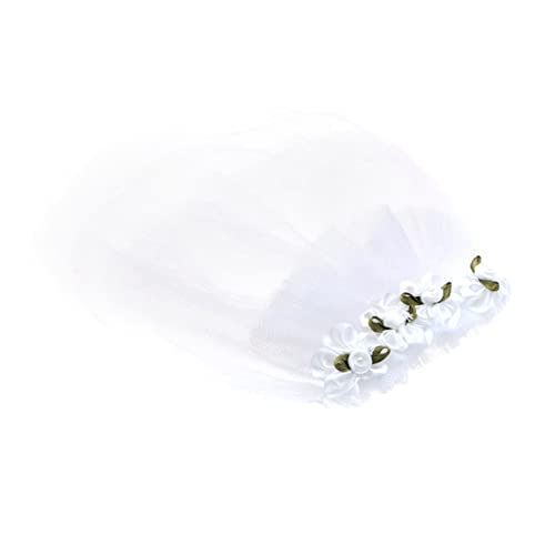 DINHEAROM Haustier Hochzeit Braut zubehör Hundespielzeug Welpen-Halloween-Kostüme Hundeperücke Hunderobe Hundehochzeit Kopfschmuck Hundekopfschmuck für Hochzeitsfotos Hund Brautschleier Weiß DINHEAROM Haustier Hochzeit Braut zubehör Hundespielzeug Welpen-Halloween-Kostüme Hundeperücke Hunderobe Hundehochzeit Kopfschmuck Hundekopfschmuck für Hochzeitsfotos Hund Brautschleier Weiß von DINHEAROM