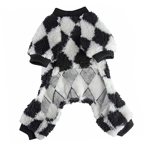 DINHEAROM Haustier-Pyjama Auto Hund Conditioner Puffer Hundekleidung Dackel hundeoverall hundepullover Haustierpyjama Haustierkleidung Welpenzubehör dekoratives Hundekostüm Flanell von DINHEAROM
