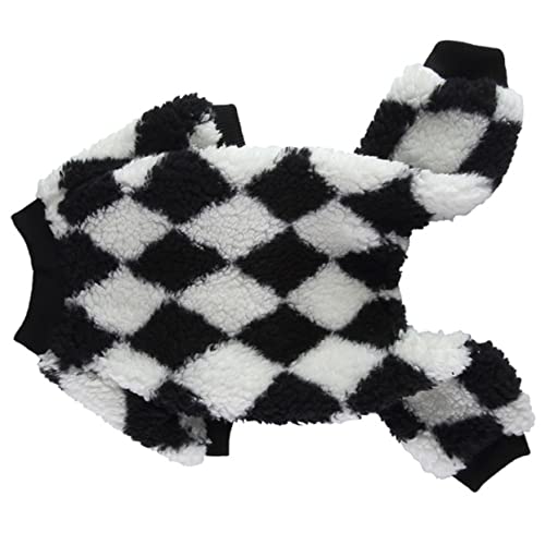 DINHEAROM Haustier-Pyjama Hoodies Züchten Kleidung Welpenspielzeug Hund Auto Dackel Hündchen-urlaubskostüme Vlies Welpenträger Puffer Pfote Kleider Welpenversorgung Welpenzubehör Flanell von DINHEAROM