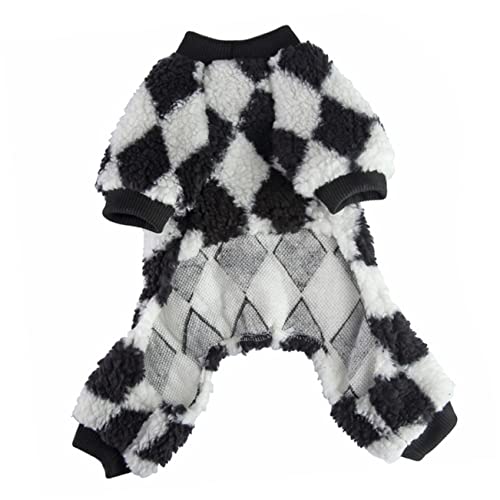 DINHEAROM Haustier-Pyjama Kühlung für Vlies Coole Hundejacken Kleidung für Haustierkostüme hundemantel Dog Raincoat Dog Coat dekoratives Hundekostüm zarte hundekleidung Flanell von DINHEAROM