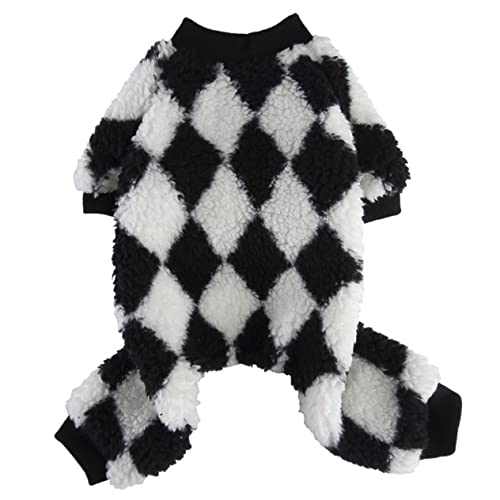DINHEAROM Haustier-Pyjama Pfote Welpe Hund Haustiere Puffer Dackel Flanell von DINHEAROM