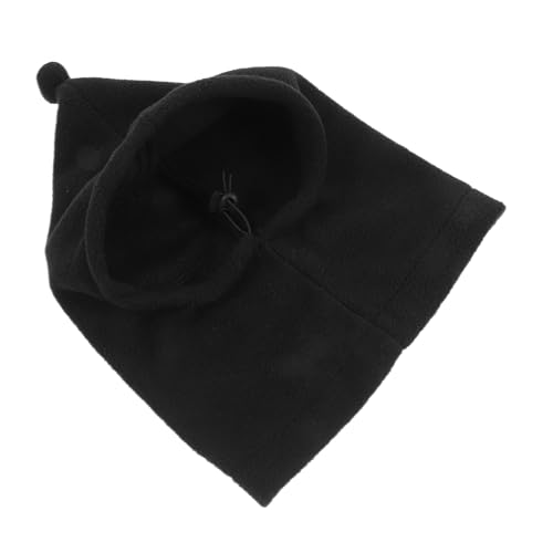 DINHEAROM Haustier-hundemütze Hund Winterschal Hundekostüm Nähen Hüte Für Hunde Mit Ohrlöchern Cowboy-katzenkostüm Hundestichkostüm Kleine Hundemützen Mit Ohrlöchern Black Polarfleece von DINHEAROM