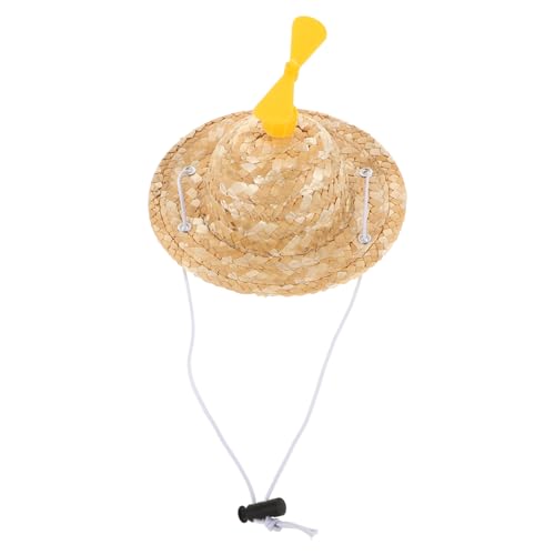 DINHEAROM Haustiere Hut Verstellbarer Riemen Gewebter Hut Haustiere Strohhut Hund Sombrero Hut Haustiere Kappe Kleine Haustiere Kopfbedeckung Partybedarf Katze Partyhut Gewebter Haustierhut DINHEAROM Haustiere Hut Verstellbarer Riemen Gewebter Hut Haustiere Strohhut Hund Sombrero Hut Haustiere Kappe Kleine Haustiere Kopfbedeckung Partybedarf Katze Partyhut Gewebter Haustierhut von DINHEAROM