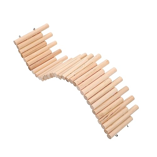 DINHEAROM Holz für Hamster Kletterspielzeug und Käfigdeko für Kleine Haustiere für Rennmäuse Zwerghamster von DINHEAROM