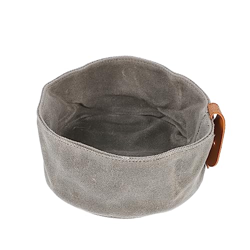 DINHEAROM Hundefaltschale aus Hochwertigem Canvas wasserdichte Fütterungs und Trinkschüssel für Welpen und Katzen für Reisen und Outdoor Aktivitäten DINHEAROM Hundefaltschale aus Hochwertigem Canvas wasserdichte Fütterungs und Trinkschüssel für Welpen und Katzen für Reisen und Outdoor Aktivitäten von DINHEAROM