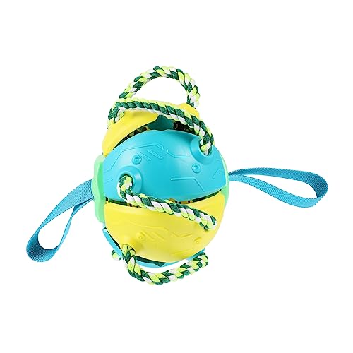 DINHEAROM Hund Fliegender Ball Wurfspielzeug für Haustiere Interaktives Beißfestes Spielzeug für Welpen Tragbares Outdoor Spielzeug für Hunde Förderlich für Training und Spiel DINHEAROM Hund Fliegender Ball Wurfspielzeug für Haustiere Interaktives Beißfestes Spielzeug für Welpen Tragbares Outdoor Spielzeug für Hunde Förderlich für Training und Spiel von DINHEAROM
