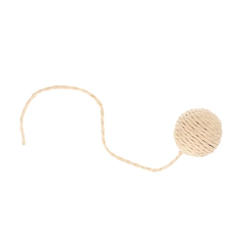 DINHEAROM Katzenkratzsäulen Zubehör Katzenkauseil Sisalseilball Katzen Sisalbälle Katzen Hängeball Interaktiver Katzenball Mit Glöckchen Katze Für Hauskatzen Beiges Papier DINHEAROM Katzenkratzsäulen Zubehör Katzenkauseil Sisalseilball Katzen Sisalbälle Katzen Hängeball Interaktiver Katzenball Mit Glöckchen Katze Für Hauskatzen Beiges Papier von DINHEAROM