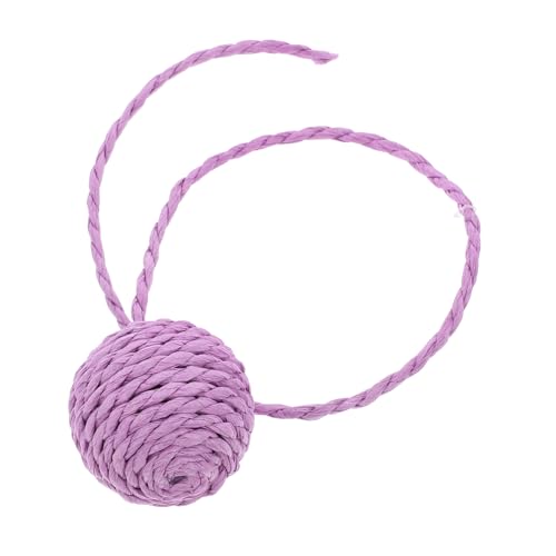 DINHEAROM Katzenkratzsäulen Zubehör Sisalseil Für Hauskatzen Hängender Ball Interaktiver Katzenball Mit Glöckchen Katzen Hänge Katzen Kauseil Papier DINHEAROM Katzenkratzsäulen Zubehör Sisalseil Für Hauskatzen Hängender Ball Interaktiver Katzenball Mit Glöckchen Katzen Hänge Katzen Kauseil Papier von DINHEAROM