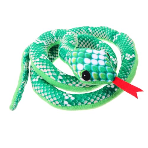 DINHEAROM Katzenspielzeug aus Katzenminze Interaktive Snake für Katzen und Kätzchen Fördert Aktivität und Spaß für Indoor Nutzung Grüne Schlange von DINHEAROM