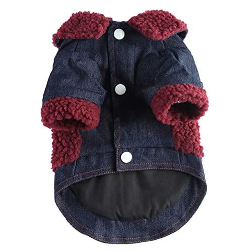 DINHEAROM Kleidung Für Haustiere Welpe Warmhaltende Hundebekleidung Hunderegenjacke Hundehemden Hundejacken Regenmantel Für Hund wasserdichte Jacke Für Hunde Hundemäntel Windhund Polyester von DINHEAROM