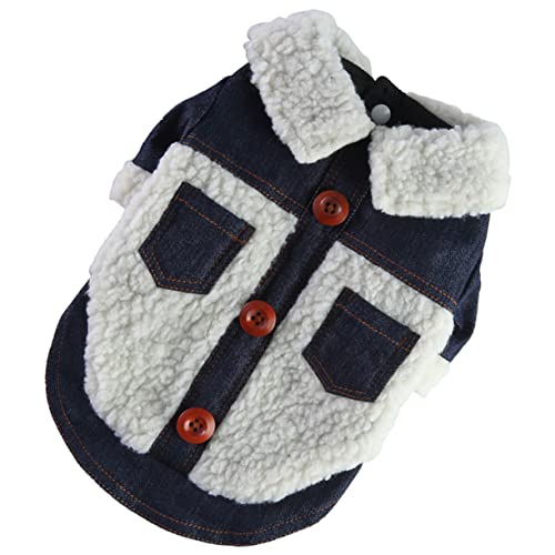 DINHEAROM Kleidung für Haustiere wasserdichte hundejacke Dackel Regenmantel Kühlung für Hunde Hunde-Outfits winterhundemantel hundewintermantel Welpenmantel Hundebekleidung Polyester Beige von DINHEAROM