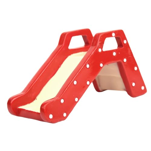 DINHEAROM Kletterspielzeug für Panzer für Haustiere Hamstertunnel Meeresspielzeug Ratte Reptilien Crab Toy Kletterspielzeug für Reptilien Leiterdekor für Tank Plastik rot von DINHEAROM