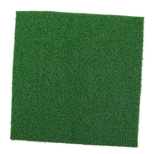 DINHEAROM Künstliche Grasmatte für Terrarien und Aquarien Rasen Design als Sonnenplatz für Reptilien und Tierzubehör Langlebiges Material Vielseitige Anwendung von DINHEAROM