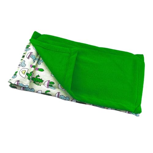 DINHEAROM Kuscheliges Haustierbett für Kleine Wärmende Matte aus Hochwertigem Material für Käfige Sofas und Zimmer Sicher und Langlebig für Reptilien und Nager Grüne von DINHEAROM