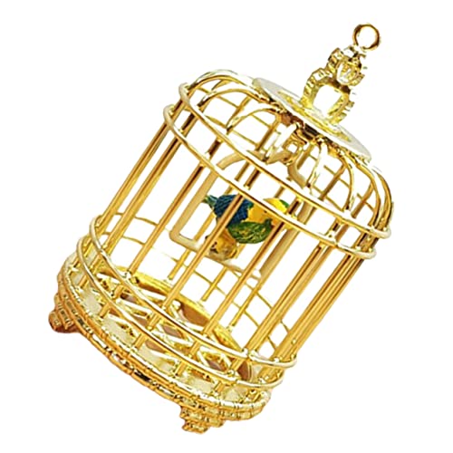 DINHEAROM Miniatur-vogelkäfig Ornament Miniatur-vogelhaus Miniaturpuppenhaus Vogelkäfig Dekorativ Dekorationen Puppenhaus Vogelkäfige Heimdekoration Vogel- Papagei Winzig Metall Golden DINHEAROM Miniatur-vogelkäfig Ornament Miniatur-vogelhaus Miniaturpuppenhaus Vogelkäfig Dekorativ Dekorationen Puppenhaus Vogelkäfige Heimdekoration Vogel- Papagei Winzig Metall Golden von DINHEAROM