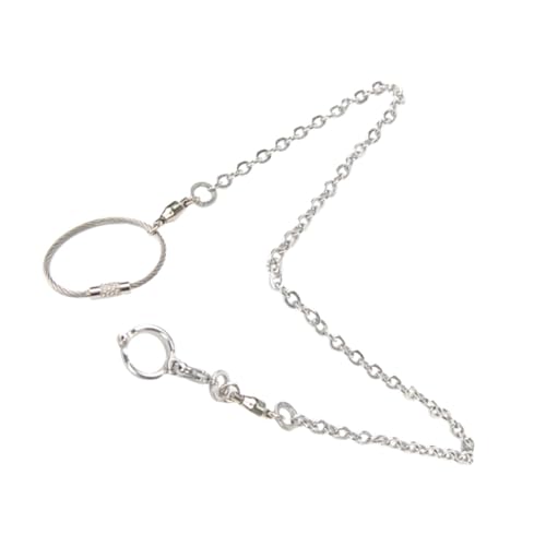 DINHEAROM Vogel Fußring Aus Edelstahl Verstellbare Papageien Fußkette Mit Offenem Design Sicher Für Kleine Bis Mittelgroße Vögel Für Training Und Schutz Der Vogelbeine DINHEAROM Vogel Fußring Aus Edelstahl Verstellbare Papageien Fußkette Mit Offenem Design Sicher Für Kleine Bis Mittelgroße Vögel Für Training Und Schutz Der Vogelbeine von DINHEAROM
