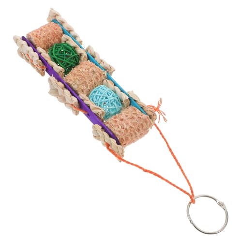 DINHEAROM Papagei Spielzeug Zerkleinerungsspielzeug Für Vögel Kauspielzeug Für Sittiche Spielzeug Für Papageienkäfige Hängespielzeug Für Vögel Vogelspielzeug Beißspielzeug Für Papageien Zum von DINHEAROM