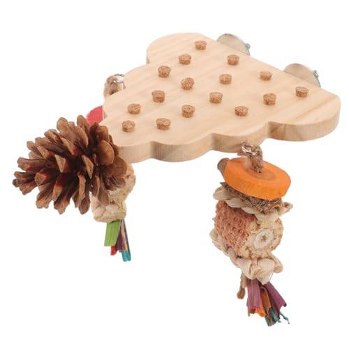 DINHEAROM Parrot Stand Mit Holzperch Und Kauspielzeug Für Wellensittiche Als Vogelspielzeug Natürliche Sitzgelegenheit Und Beschäftigung Für Papageien Und Vögel DINHEAROM Parrot Stand Mit Holzperch Und Kauspielzeug Für Wellensittiche Als Vogelspielzeug Natürliche Sitzgelegenheit Und Beschäftigung Für Papageien Und Vögel von DINHEAROM