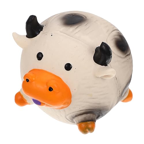 DINHEAROM Pet Vocal Ball Hundepaket Unzerstörbar Interaktiv Super Chewer Kauspielzeug Haustiertraining Weiche Welpenzahnemulsion Weiß DINHEAROM Pet Vocal Ball Hundepaket Unzerstörbar Interaktiv Super Chewer Kauspielzeug Haustiertraining Weiche Welpenzahnemulsion Weiß von DINHEAROM