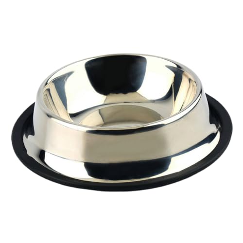 DINHEAROM Rutschfester Hundenapf Durchmesser Multifunktionale Futter und Wasserschüssel für Hunde und Katzen Leicht zu Reinigen und für Zuhause und Unterwegs DINHEAROM Rutschfester Hundenapf Durchmesser Multifunktionale Futter und Wasserschüssel für Hunde und Katzen Leicht zu Reinigen und für Zuhause und Unterwegs von DINHEAROM