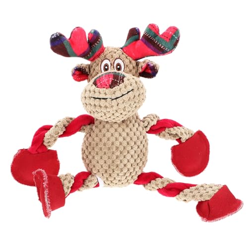 DINHEAROM Santa Claus Hundespielzeug Tuff Plüschspielzeug für Hunde Plüsch-Rentier-Hundespielzeug Hund Stofftier behandeln beißen Tierspielzeug Kauspielzeug für den Haushalt DINHEAROM Santa Claus Hundespielzeug Tuff Plüschspielzeug für Hunde Plüsch-Rentier-Hundespielzeug Hund Stofftier behandeln beißen Tierspielzeug Kauspielzeug für den Haushalt von DINHEAROM