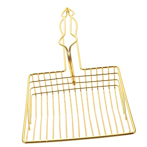 DINHEAROM Schaufel Für Katzenstreu Katzen-Puzzle-Feeder Schaufel Zum Reinigen Von Katzenstreu Katzenminze Wurf Kätzchen Abs Behälter Scoop Gießen Katzensand Sichter Golden Metall DINHEAROM Schaufel Für Katzenstreu Katzen-Puzzle-Feeder Schaufel Zum Reinigen Von Katzenstreu Katzenminze Wurf Kätzchen Abs Behälter Scoop Gießen Katzensand Sichter Golden Metall von DINHEAROM