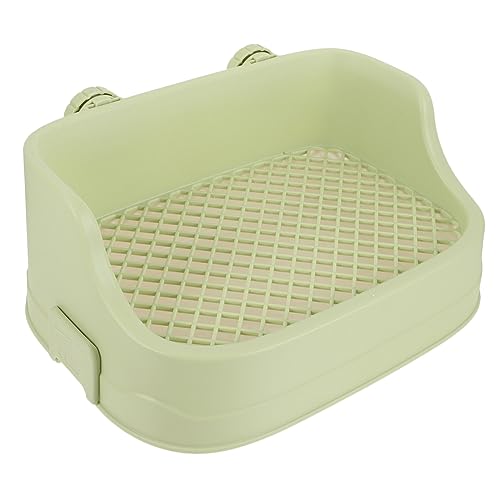 DINHEAROM Töpfchentrainer für Kleintiere Kaninchentoilette aus Robustem Freiem Kunststoff Abnehmbares für Einfache für Frettchen Meerschweinchen und Kleine DINHEAROM Töpfchentrainer für Kleintiere Kaninchentoilette aus Robustem Freiem Kunststoff Abnehmbares für Einfache für Frettchen Meerschweinchen und Kleine von DINHEAROM
