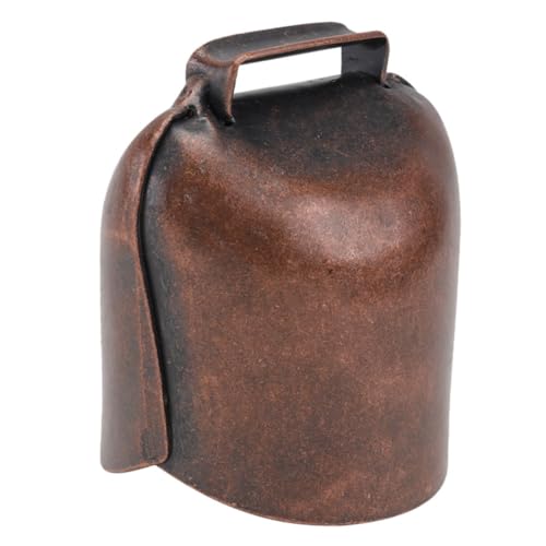 DINHEAROM Verdickte Rinder Und Schafglocken Glocke Für Hundehalsband Haustiere Ringer Doggy Bell Für Hunde Zum Läuten Kuhglocke Seil Viehglocke Weihnachtskuhglocken Haustier Anti Diebstahl von DINHEAROM