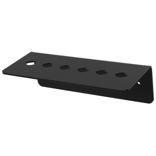 DINHEAROM Wandmontierter Scherregal Salon Scherengestell Wandmontierter Haarwerkzeug-Organizer Putzscherenhalter wandmontierter Scherenhalter Friseurscherenhalter Schergestell Acryl Schwarz von DINHEAROM
