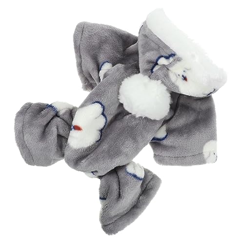 DINHEAROM Warme Welpekleidung Hund Welpenjacke Mäntel kalt Chihuahua Kleidung für Haustiere warme Welpenkleidung Haustierbekleidung Haustierkleidung entzückende Welpenkleidung Baumwolle Grau DINHEAROM Warme Welpekleidung Hund Welpenjacke Mäntel kalt Chihuahua Kleidung für Haustiere warme Welpenkleidung Haustierbekleidung Haustierkleidung entzückende Welpenkleidung Baumwolle Grau von DINHEAROM