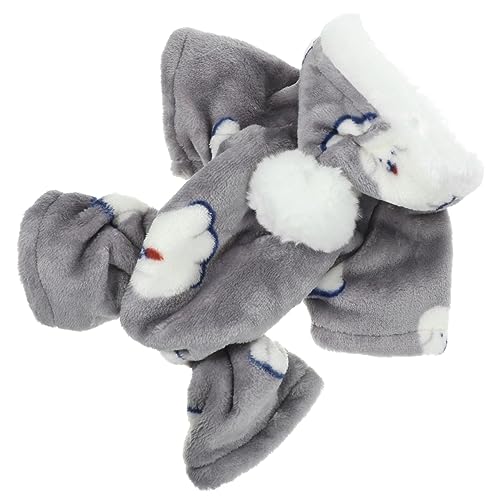 DINHEAROM Warme Welpekleidung Warmhaltende Hundekleidung Hunde-Outfit Haustiere thermischer Welpenmantel Welpenkleidung kalt hundekleidung Winter Warmer Wintermantel für Hunde Baumwolle Grau DINHEAROM Warme Welpekleidung Warmhaltende Hundekleidung Hunde-Outfit Haustiere thermischer Welpenmantel Welpenkleidung kalt hundekleidung Winter Warmer Wintermantel für Hunde Baumwolle Grau von DINHEAROM