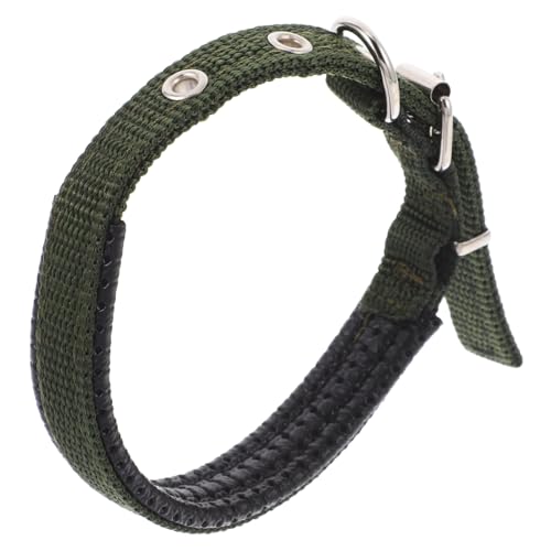 Verstellbares Haustierhalsband für Katzen und Komfortables Polyesterhalsband mit Robuster Legierungs Schnalle für Kleine Mittlere und Große Haustiere Militärgrün Verstellbares Haustierhalsband für Katzen und Komfortables Polyesterhalsband mit Robuster Legierungs Schnalle für Kleine Mittlere und Große Haustiere Militärgrün von DINHEAROM