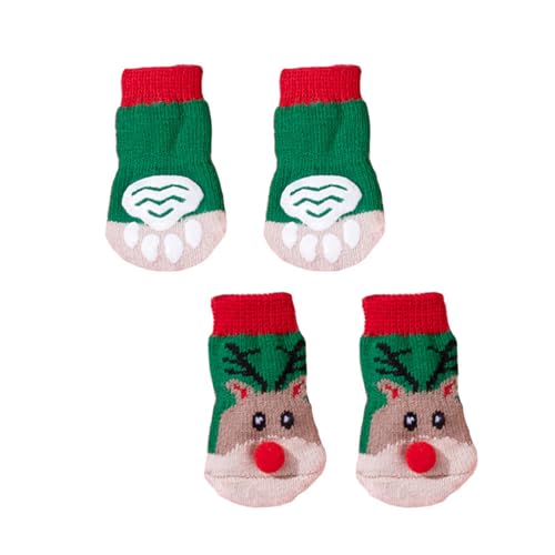 DINSOAVR Outdoor Hundesocken Schützende Verstellbare Winter Hundeschuhe Für Weihnachtliche Outdoor Schuhsohlen DINSOAVR Outdoor Hundesocken Schützende Verstellbare Winter Hundeschuhe Für Weihnachtliche Outdoor Schuhsohlen von DINSOAVR