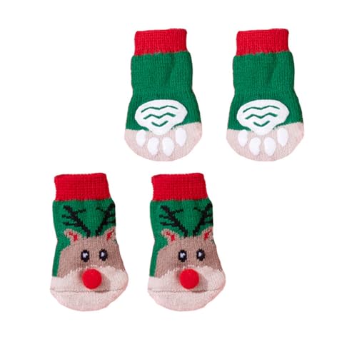 DINSOAVR Outdoor Hundesocken Schützende Verstellbare Winter Hundeschuhe Für Weihnachtliche Outdoor Schuhsohlen DINSOAVR Outdoor Hundesocken Schützende Verstellbare Winter Hundeschuhe Für Weihnachtliche Outdoor Schuhsohlen von DINSOAVR