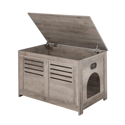 DINZI LVJ Katzentoilette, Möbel, versteckte Katzentoilette mit guter Belüftung, 80 cm, Katzentoilette, Katzentoilette, Waschraum aus Holz, passend für die meisten Katzen- und Katzentoiletten, DINZI LVJ Katzentoilette, Möbel, versteckte Katzentoilette mit guter Belüftung, 80 cm, Katzentoilette, Katzentoilette, Waschraum aus Holz, passend für die meisten Katzen- und Katzentoiletten, von DINZI LVJ