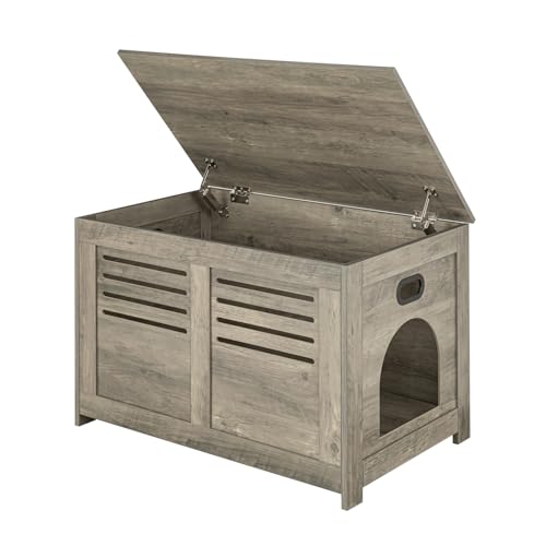 DINZI LVJ Katzentoilette, Möbel, versteckte Katzentoilette mit guter Belüftung, 80 cm, Katzentoilette, Katzentoilette, Waschraum aus Holz, passend für die meisten Katzen- und Katzentoiletten, DINZI LVJ Katzentoilette, Möbel, versteckte Katzentoilette mit guter Belüftung, 80 cm, Katzentoilette, Katzentoilette, Waschraum aus Holz, passend für die meisten Katzen- und Katzentoiletten, von DINZI LVJ
