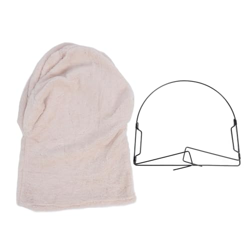 DIRBAK Cat Hängematte Bett S Style Plüsch hängende Platz sparen weich warm warm gemütlich bequemes Haustier Ruhestrahlplatz für Innenkatzen Hausgebrauch (Beige) von DIRBAK