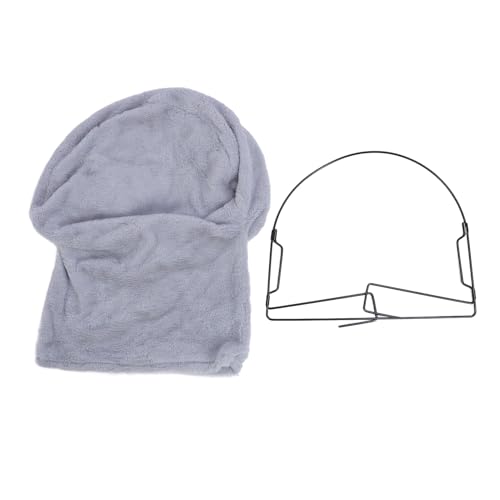 DIRBAK Cat Hängematte Bett S Style Plüsch hängende Platz sparen weich warm warm gemütlich bequemes Haustier Ruhestrahlplatz für Innenkatzen Hausgebrauch (Grey) von DIRBAK