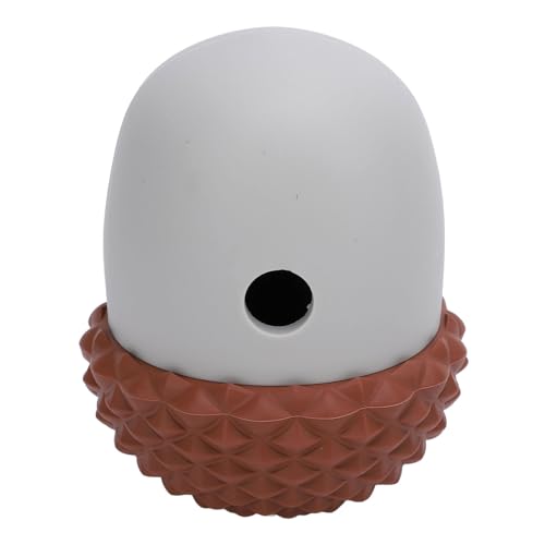 DIRBAK Hundefutter verbreiten Ball Spielzeug Interaktive sam fütterende ichornförmige Silikon -Haustier -Feeder -Spending Ball für Hunde im Freien Spielzeit (Coffee with Grey) von DIRBAK