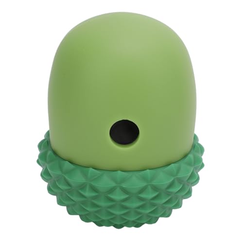 DIRBAK Hundefutter verbreiten Ball Spielzeug Interaktive sam fütterende ichornförmige Silikon -Haustier -Feeder -Spending Ball für Hunde im Freien Spielzeit (Peacock Green with Dark Green) von DIRBAK
