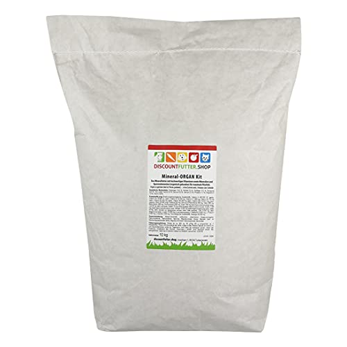 Mineral-Organ Kit 10 kg pelletiert für Pferde I reichhaltig an Vitamin D, Vitamin E & Biotin, | alle Spurenelemente organisch | Basis Mineralfutter von DISCOUNTFUTTER.SHOP