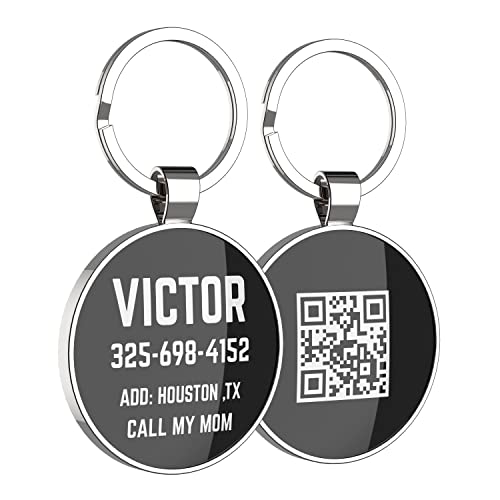 DISONTAG Personalisiert Hundemarke, Haustier ID Tag, Pet ID Tags, Katzen-Pferde-ID-Tag,QR Direkt zum Profil Speichern und Info anzeigen DISONTAG Personalisiert Hundemarke, Haustier ID Tag, Pet ID Tags, Katzen-Pferde-ID-Tag,QR Direkt zum Profil Speichern und Info anzeigen von DISONTAG