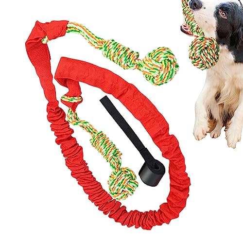 DISPRA Hunde-Schleppspielzeug | Robustes Seilspielzeug für Hunde Tauziehen,Zahnreinigungs-Hundespielzeug, interaktives Hundespielzeug gegen Langeweile, unzerstörbare Hunde-Kauspielzeug-Geschenke von DISPRA
