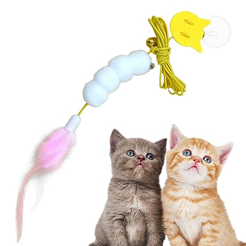 Federstäbchen, lustiges Kauspielzeug für Kätzchen, interaktives Haustierspielzeug für Hauskatzen, Hamster, Chinchilla, Cavy – perfekt für Zuhause, Park, Strand Federstäbchen, lustiges Kauspielzeug für Kätzchen, interaktives Haustierspielzeug für Hauskatzen, Hamster, Chinchilla, Cavy – perfekt für Zuhause, Park, Strand von DISPRA