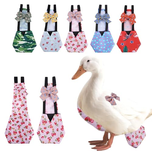 5-teiliges Set für Haustiere, Huhn, Ente, Gans, Kotwindel – Gans Cole Duck Huhn Haustierkleidung, Anti-Schmutz-Reinigungszubehör 5-teiliges Set für Haustiere, Huhn, Ente, Gans, Kotwindel – Gans Cole Duck Huhn Haustierkleidung, Anti-Schmutz-Reinigungszubehör von DIUKES