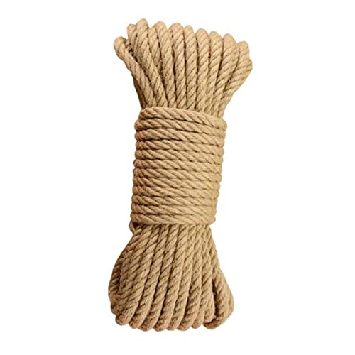 DIYEAH 1 Stück Garn Dekoration Klaue Juteschnur Gedrehtes Jutegarn Bastelseil Katzenkrallenseil Lampe Dekoratives Hanfseil Katze Kratzt Kratzen Light Brown Sisal von DIYEAH