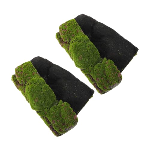 DIYEAH 2 Stück Simulation Moos Rasen Simulation künstlicher Moosmatte Dekorativ gefälscht Gras künstliches moos handgefertigter Moosteppich Kunstrasen Perlenbaumwolle Green von DIYEAH