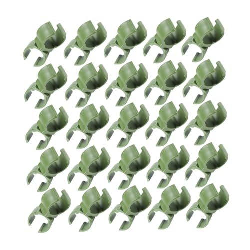 DIYEAH 50 Stück Pflanzenstützen Klammern Verstellbare Gartenclips für Pflanzen Robuste Verbindungselemente für Rankhilfen für Obstplantagen von DIYEAH