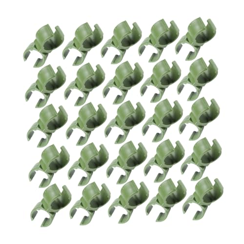 DIYEAH 50Stücke Rankenbefestigungsschnallen Kunststoff Robuste Clips Für Pflanzen Spaliere Für Tomaten Weinreben Und Klettergemüse Im Garten von DIYEAH