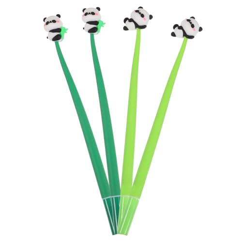 DIYEAH Niedliche Panda-Stifte 4 Stück Gel-Tintenstifte Cartoon-Panda-Schreibstifte Kawaii-Tier-Tintenstifte Für Schule Büro Zuhause Studenten Kinder Lehrer Erster Schultag von DIYEAH